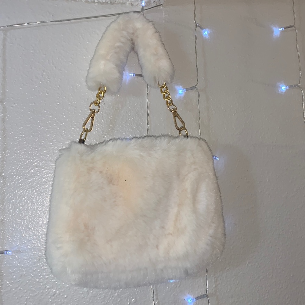 Fluffy purse